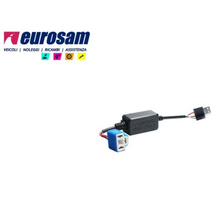 cavo cablaggio ricambio kit conversione led canbus h4