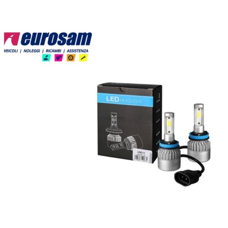 kit conversione a led 12/24v h11 6500k 10.000 lm canbus
