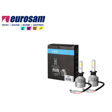 kit conversione a led 12/24v h1 6500k 10.000 lm canbus