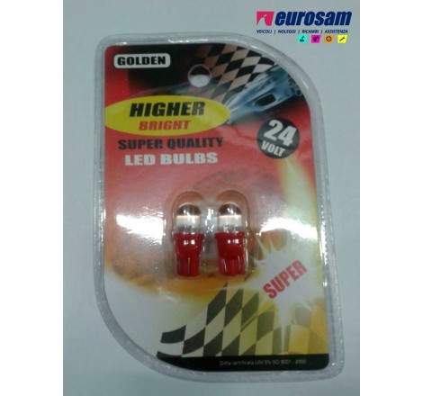 kit lampada led rossa 24v...