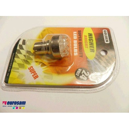 lampada led bianca 24v tipo ba15s