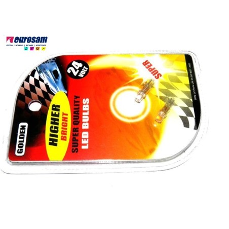 kit lampada led bianca 24v tipo t05 - 2 pezzi