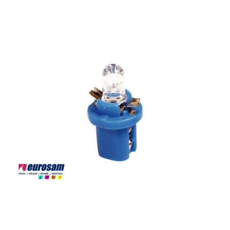 kit lampada quadro strumenti led blu 24v tipo b8.5d - 2 pz