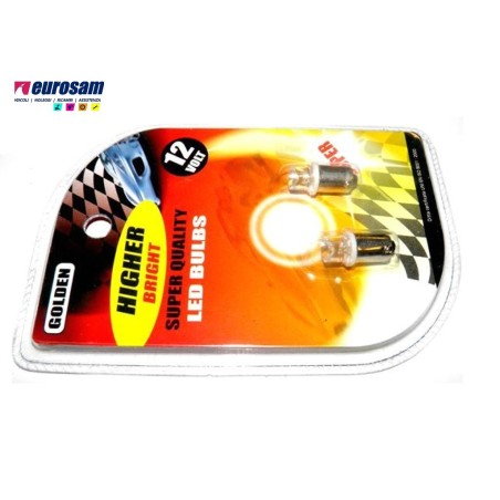 kit lampada led bianca 12v tipo ba9s - 2 pezzi