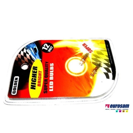 kit lampada led bianca 12v tipo t05 - 2 pezzi