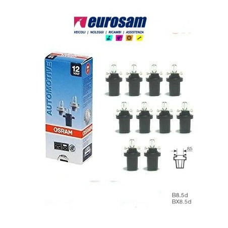 lampada alogena 12v h27/1w 881 pg13 osram original