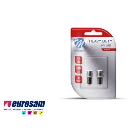 kit lampada led bianca 24v tipo ba9s osram - 2 pezzi