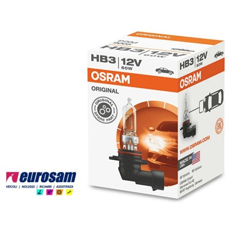 lampada alogena hb3 12v 60w tipo p20d osram original