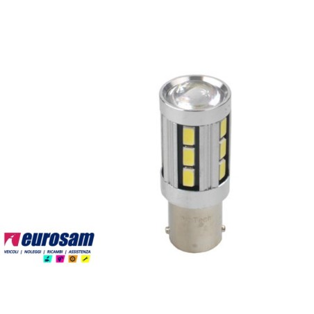 lampada led bianca 12v tipo ba15s canbus premium - 2 pezzi