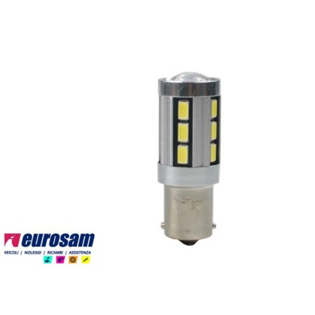 lampada led bianca 12v tipo ba15s canbus premium - 2 pezzi