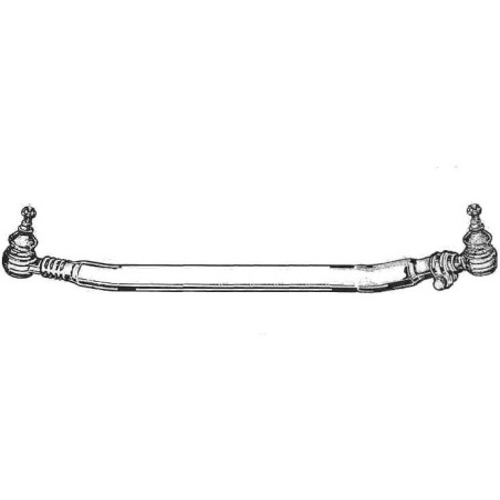 barra accoppiamento ruote completa di testine per autocarro daf cf75 - cf85 - xf95 - xf105 - 75cf - 85cf - 95xf.