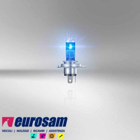 lampada alogena h4 12v 100/90w 5000k +150% off road cool blue osram
