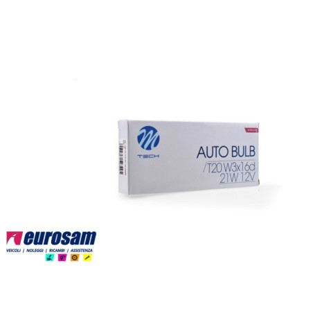 lampada alogena 12v 21w tipo w3x16q ambra
