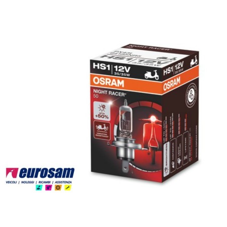 lampada alogena hs1 12v 35/35w +50% moto scooter night breaker osram