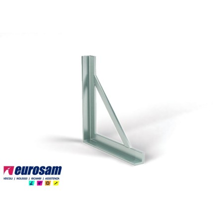 supporto zincato 40/10 per cassetta porta attrezzi universale autocarro camion rimorchio trattore