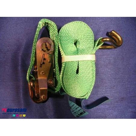 kit cinghia ancoraggio e cricchetto 2t 6 metri