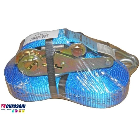 kit cinghia ancoraggio e cricchetto 3t 6 metri