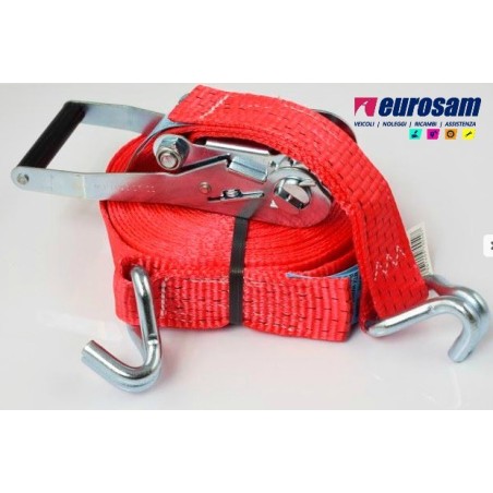 kit cinghia ancoraggio e cricchetto 5t 10 metri