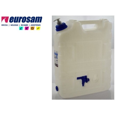 vaschetta tanica acqua plastica verticale 20lt c/portasapone