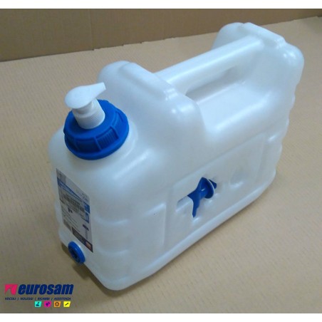 vaschetta tanica acqua plastica verticale 10lt c/portasapone