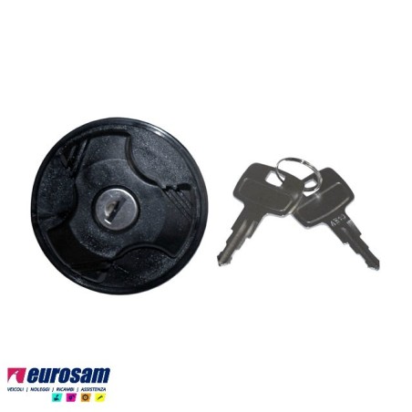 tappo gasolio diametro 40 a baionetta plastica c/chiave