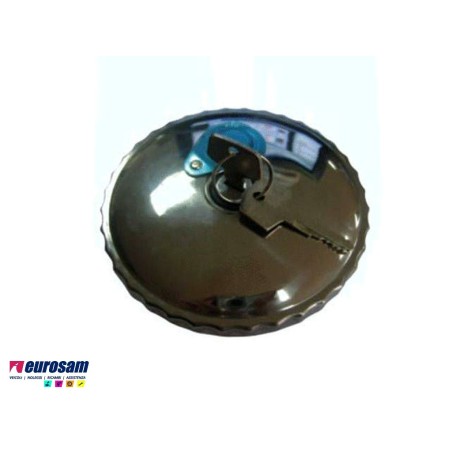 tappo gasolio diametro 80 a baionetta inox c/chiave