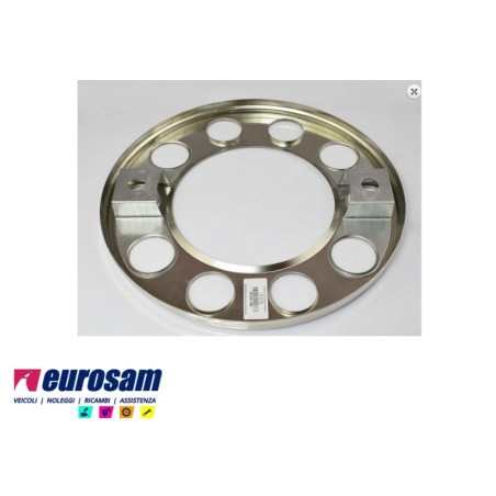 anello ruota coprimozzo 10 fori acciaio inox