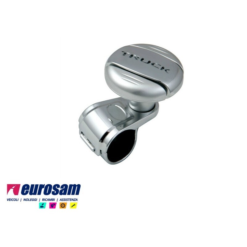 CGEAMDY Manopola Per Volante Universale – Palla Di Supporto In Alluminio Per Auto, Trattori, Camper – Rotazione 360°