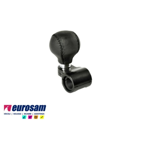 pomello volante sterzo nero in pelle universale autocarro
