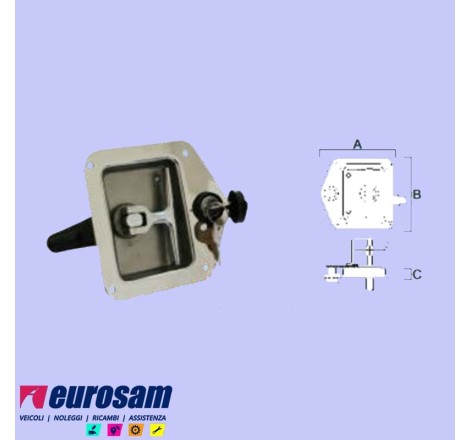 serratura inox incassata...