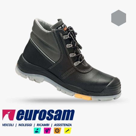 scarpe antinfortunistiche da lavoro alta in pelle