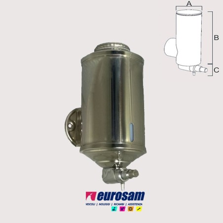 portasapone in acciaio inox universale