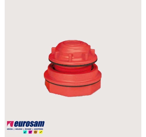 tappo per tanica inox rosso...