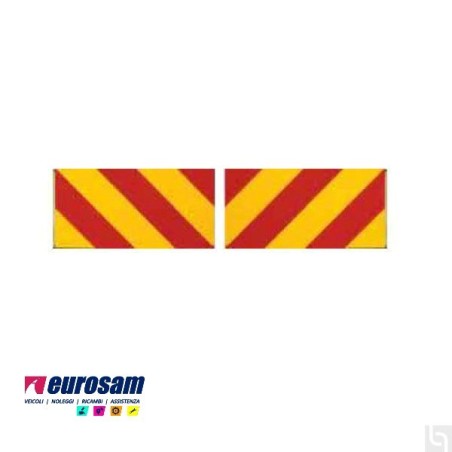 pannello giallo rosso riflettente per mezzi agricoli 423x423
