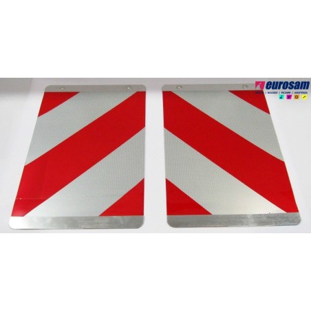 kit bandierine 250x400 riflettenti per sponda pedana idraulica