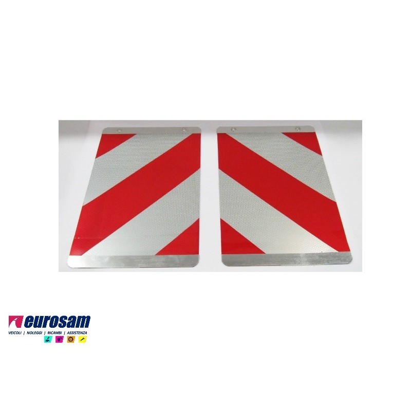 kit bandierine riflettenti per sponda pedana idraulica VEM050/SET