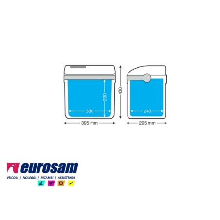 frigorifero da auto camper 12v-230v 24lt -17° ezetil
