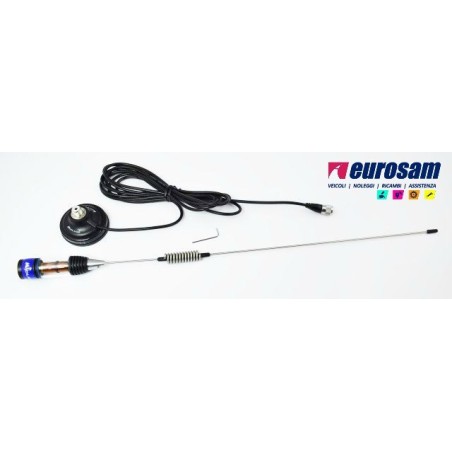 antenna baracchino cb midland lc59 h.72 cm magnetica cavo 4 mt