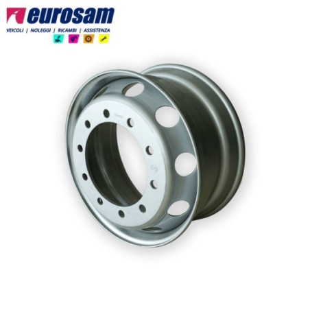 cerchio ruota acciaio 22,5 x 9,00 et175 10 fori 26 mm 281/335 veicoli industriali