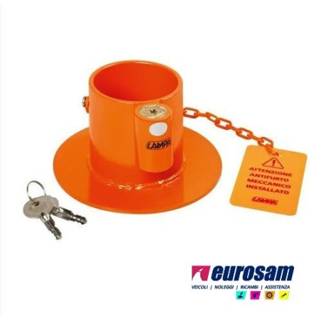 antifurto perno ralla per semirimorchio universale