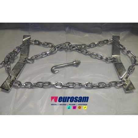 kit catene da neve a settori 2 pezzi cingoli camion autocarro bus