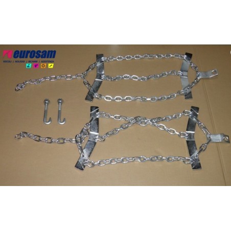 kit catene da neve a settori 2 pezzi cingoli camion autocarro bus