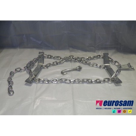 kit catene da neve a settori 2 pezzi cingoli camion autocarro bus