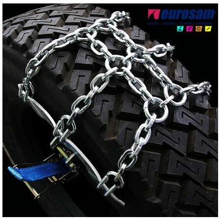 kit catene da neve a settori 2 pezzi cingoli camion autocarro bus c/fascia pewag