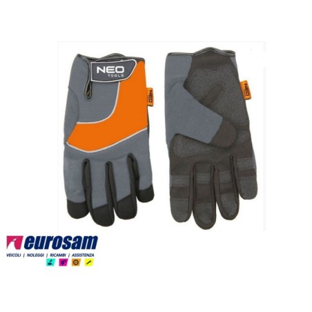 guanti da lavoro ergonomici imbottiti pelle sintetica top quality neo