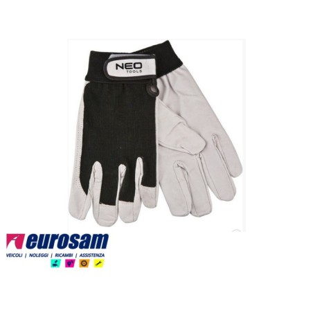 guanti da lavoro in vero cuoio top quality neo