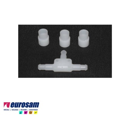 kit raccordo giunzione a t tubo aria sedile isri d.4,3
