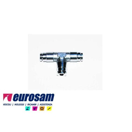 raccordo giunzione attacco rapido aria a t in metallo
