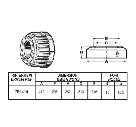 tamburo freno posteriore...