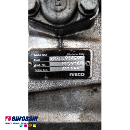 cambio completo tipo 2870.9 iveco eurocargo 120/150/170 e.23 e.27